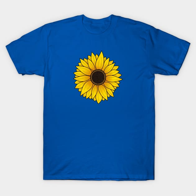 Sunflower (Small Print) T-Shirt by Aeriskate